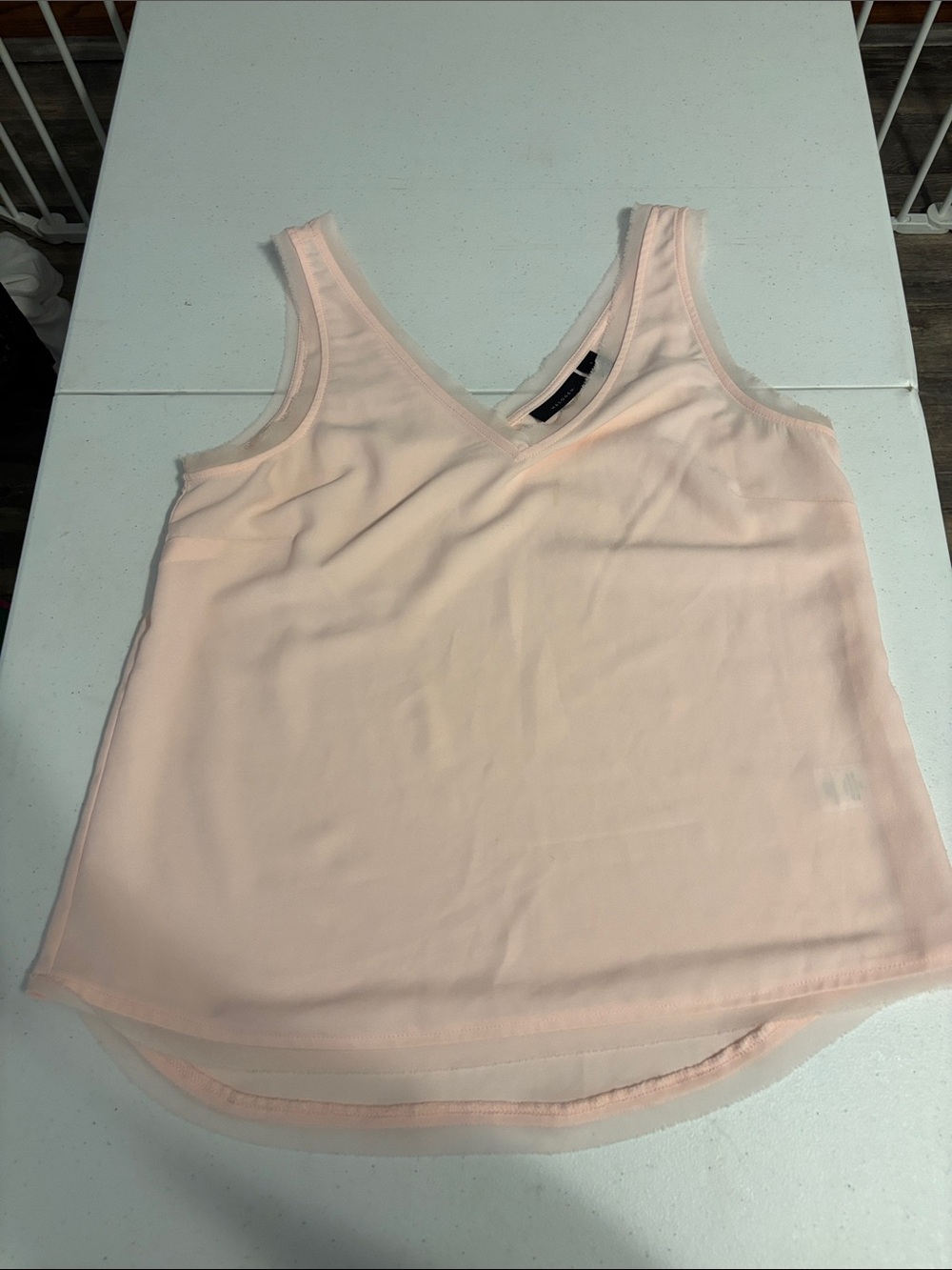 Halogen Blush V-Neck Sleeveless Tank